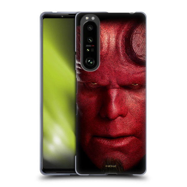 Hellboy II Graphics Face Portrait Soft Gel Case for Sony Xperia 1 III