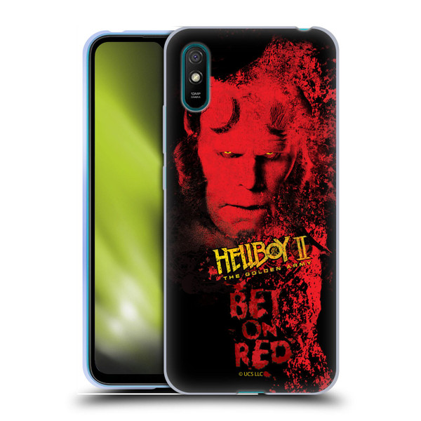 Hellboy II Graphics Bet On Red Soft Gel Case for Xiaomi Redmi 9A / Redmi 9AT