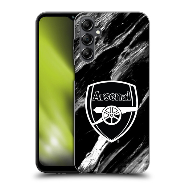 Arsenal FC Crest Patterns Marble Soft Gel Case for Samsung Galaxy M14 5G