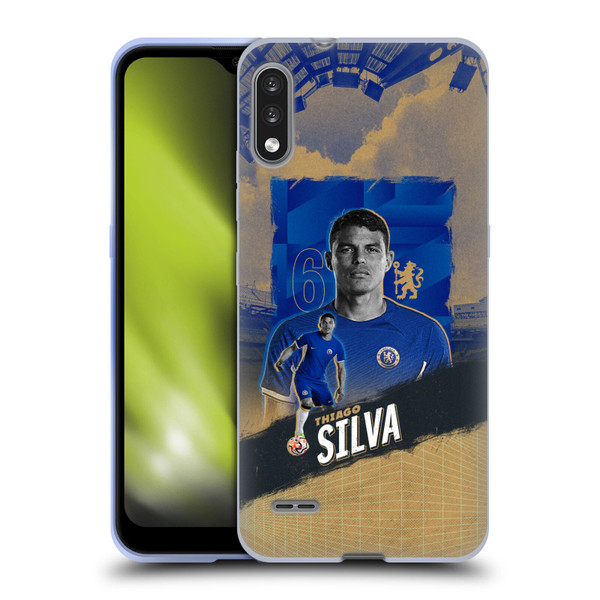 Chelsea Football Club 2023/24 First Team Thiago Silva Soft Gel Case for LG K22