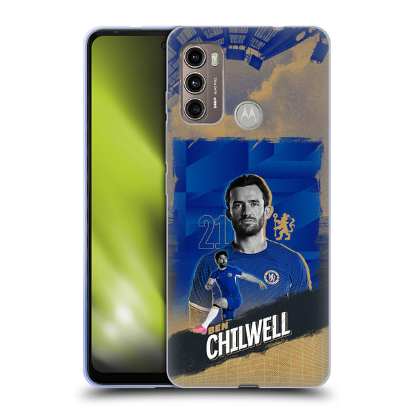 Chelsea Football Club 2023/24 First Team Ben Chilwell Soft Gel Case for Motorola Moto G60 / Moto G40 Fusion
