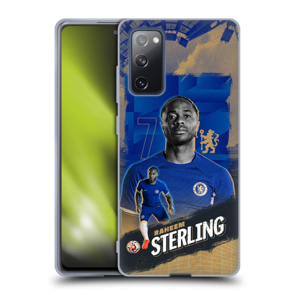 Chelsea Football Club 2023/24 First Team Raheem Sterling Soft Gel Case for Samsung Galaxy S20 FE / 5G
