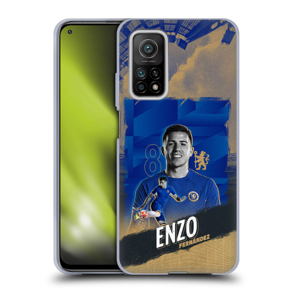 Chelsea Football Club 2023/24 First Team Enzo Fernández Soft Gel Case for Xiaomi Mi 10T 5G