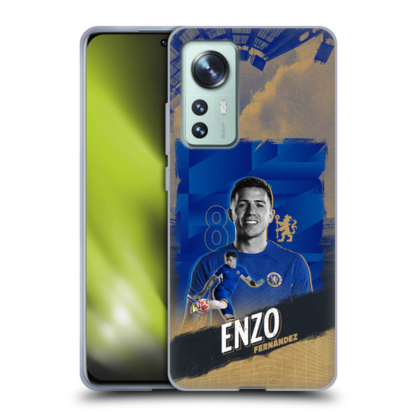 Chelsea Football Club 2023/24 First Team Enzo Fernández Soft Gel Case for Xiaomi 12