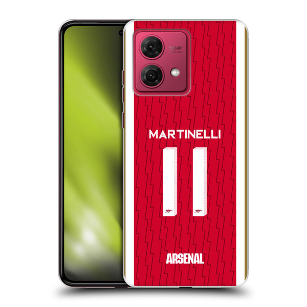 Arsenal FC 2023/24 Players Home Kit Gabriel Soft Gel Case for Motorola Moto G84 5G