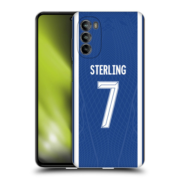 Chelsea Football Club 2023/24 Players Home Kit Raheem Sterling Soft Gel Case for Motorola Moto G82 5G