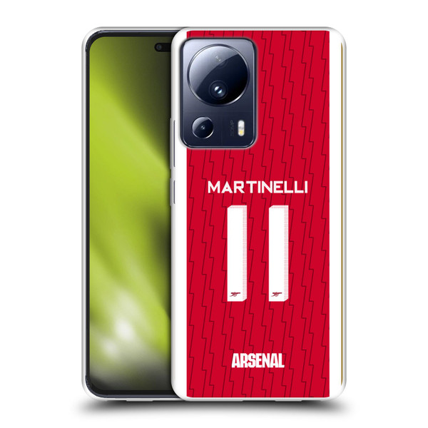 Arsenal FC 2023/24 Players Home Kit Gabriel Soft Gel Case for Xiaomi 13 Lite 5G