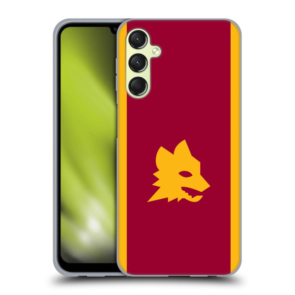AS Roma 2023/24 Crest Kit Home Soft Gel Case for Samsung Galaxy A24 4G / M34 5G