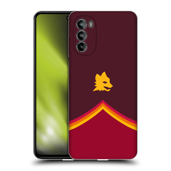 AS Roma Crest Graphics Wolf Soft Gel Case for Motorola Moto G82 5G