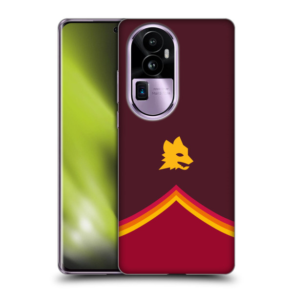 AS Roma Crest Graphics Wolf Soft Gel Case for OPPO Reno10 Pro+