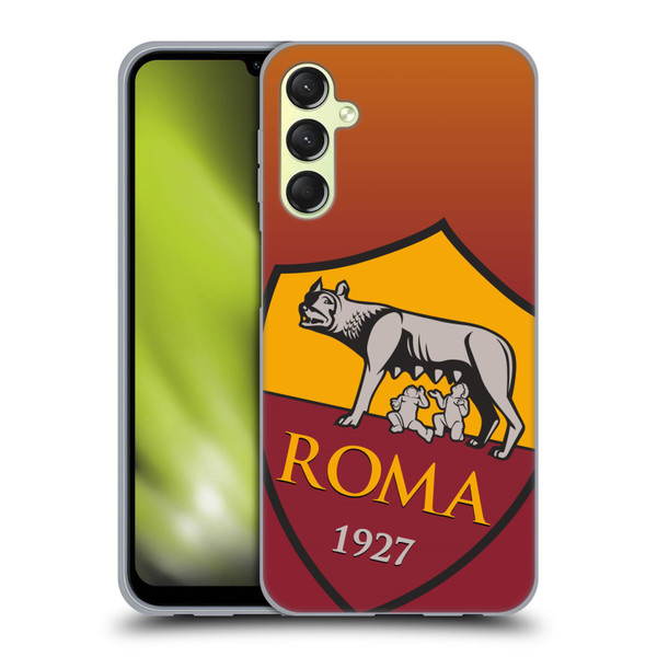 AS Roma Crest Graphics Gradient Soft Gel Case for Samsung Galaxy A24 4G / Galaxy M34 5G