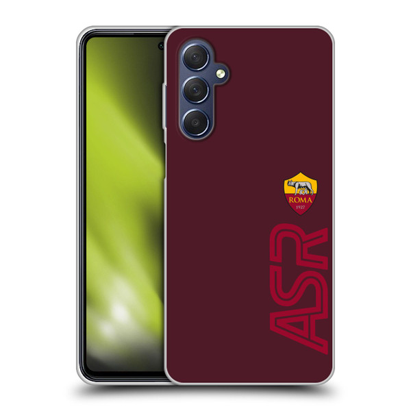 AS Roma Crest Graphics Oversized Soft Gel Case for Samsung Galaxy M54 5G