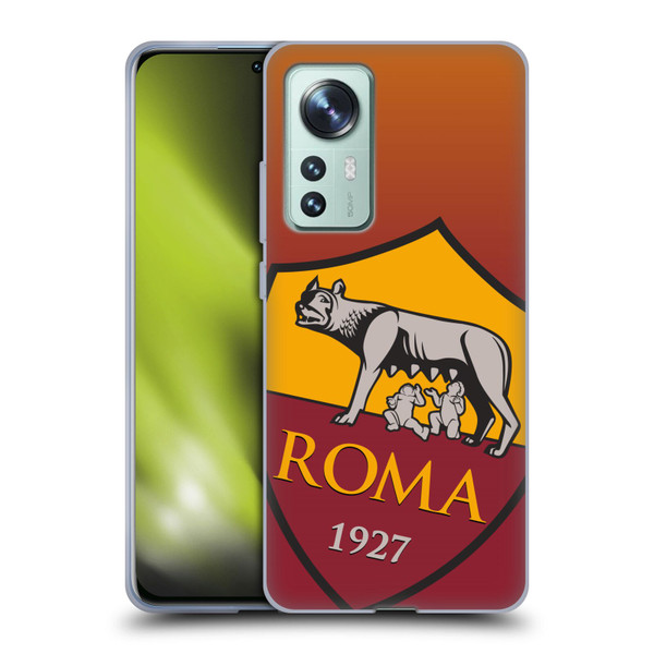 AS Roma Crest Graphics Gradient Soft Gel Case for Xiaomi 12