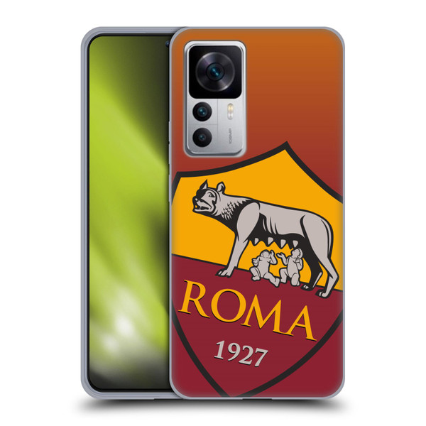 AS Roma Crest Graphics Gradient Soft Gel Case for Xiaomi 12T 5G / 12T Pro 5G / Redmi K50 Ultra 5G