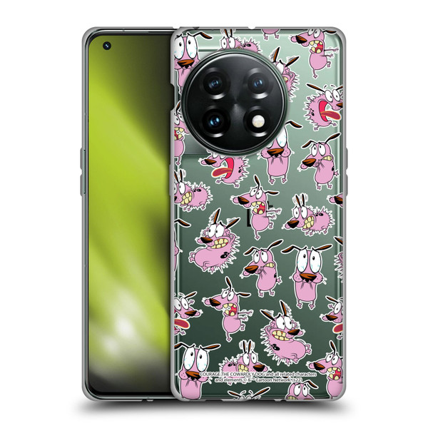 Courage The Cowardly Dog Graphics Pattern Soft Gel Case for OnePlus 11 5G