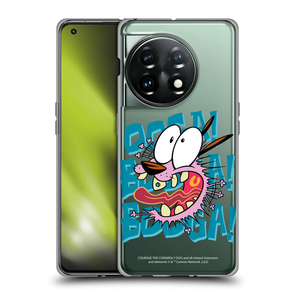 Courage The Cowardly Dog Graphics Spooked Soft Gel Case for OnePlus 11 5G