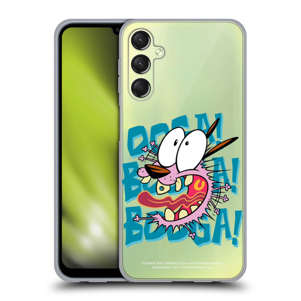 Courage The Cowardly Dog Graphics Spooked Soft Gel Case for Samsung Galaxy A24 4G / Galaxy M34 5G
