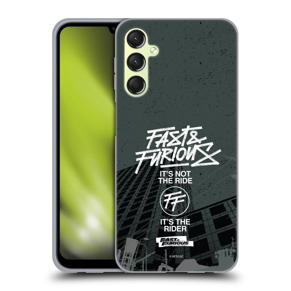 Fast & Furious Franchise Fast Fashion Street Style Logo Soft Gel Case for Samsung Galaxy A24 4G / Galaxy M34 5G