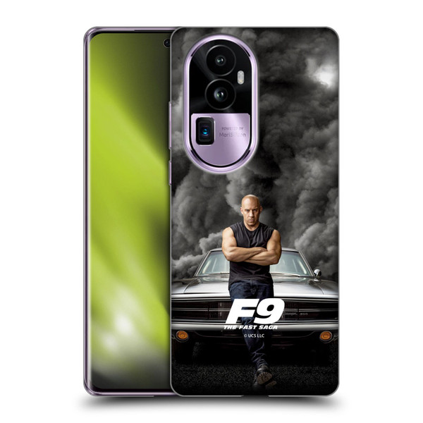 Fast & Furious Franchise Key Art F9 The Fast Saga Dom Soft Gel Case for OPPO Reno10 Pro+