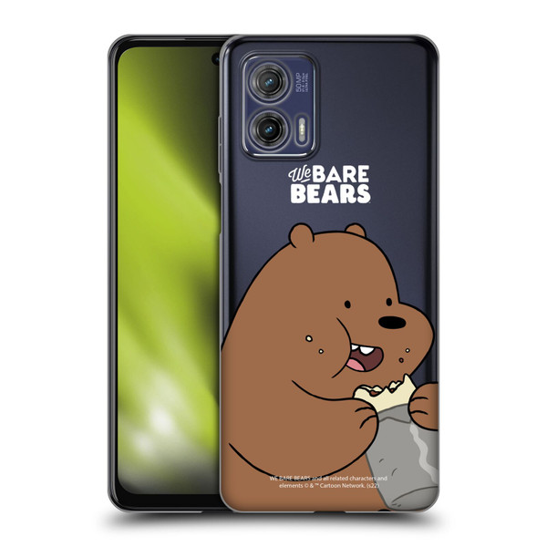 We Bare Bears Character Art Grizzly Soft Gel Case for Motorola Moto G73 5G
