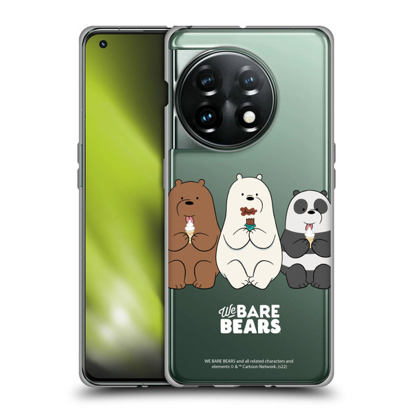 We Bare Bears Character Art Group 2 Soft Gel Case for OnePlus 11 5G