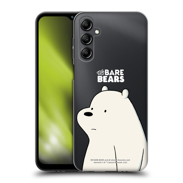 We Bare Bears Character Art Ice Bear Soft Gel Case for Samsung Galaxy M14 5G