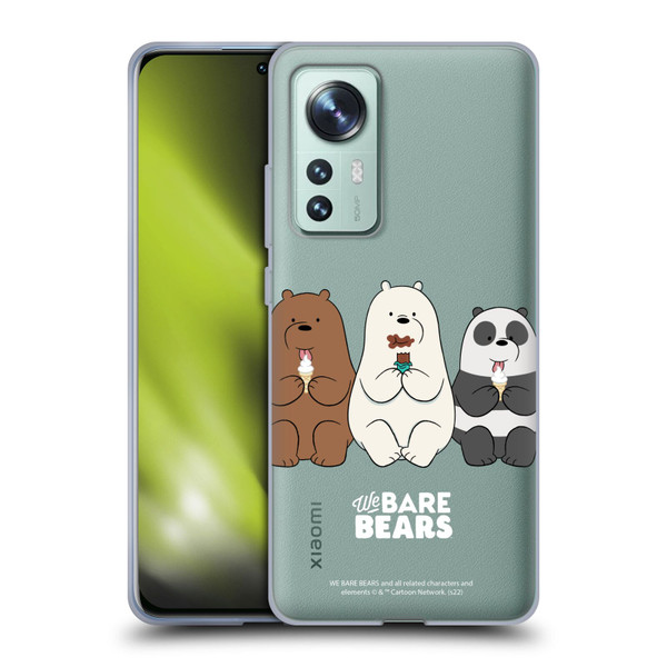 We Bare Bears Character Art Group 2 Soft Gel Case for Xiaomi 12