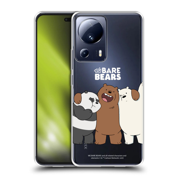 We Bare Bears Character Art Group 1 Soft Gel Case for Xiaomi 13 Lite 5G