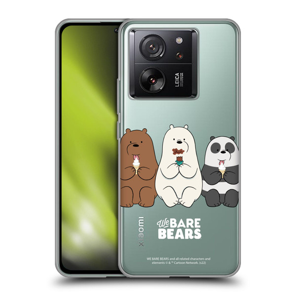 We Bare Bears Character Art Group 2 Soft Gel Case for Xiaomi 13T 5G / 13T Pro 5G