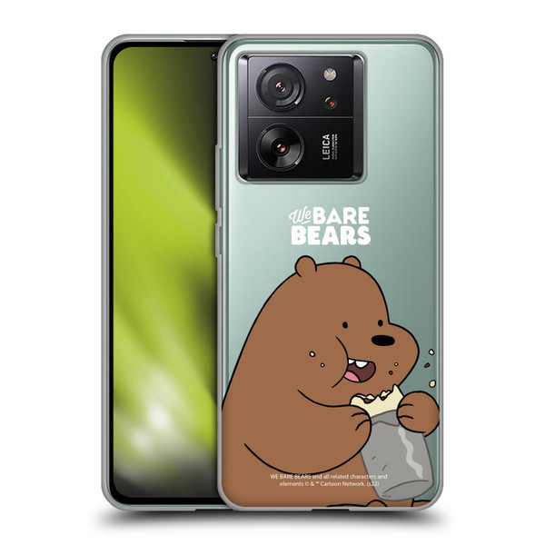 We Bare Bears Character Art Grizzly Soft Gel Case for Xiaomi 13T 5G / 13T Pro 5G