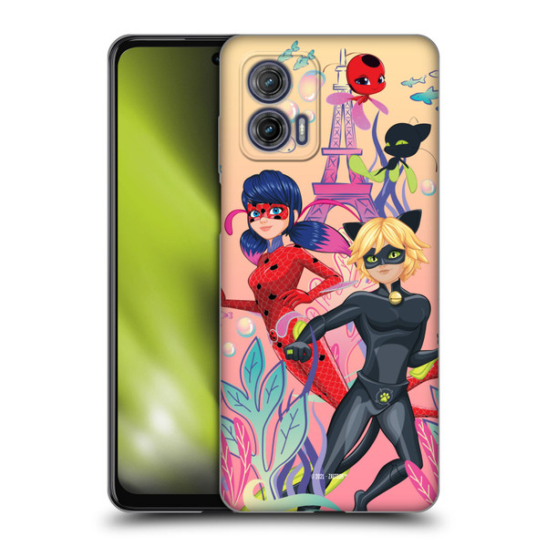 Miraculous Tales of Ladybug & Cat Noir Aqua Ladybug Aqua Power Soft Gel Case for Motorola Moto G73 5G