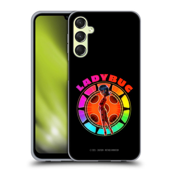 Miraculous Tales of Ladybug & Cat Noir Graphics Rainbow Soft Gel Case for Samsung Galaxy A24 4G / Galaxy M34 5G