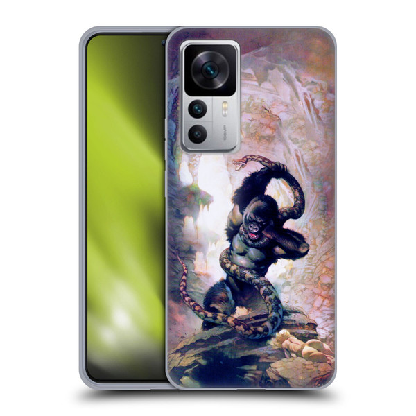 Frank Frazetta Fantasy Gorilla With Snake Soft Gel Case for Xiaomi 12T 5G / 12T Pro 5G / Redmi K50 Ultra 5G