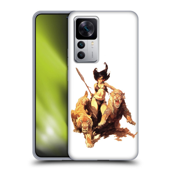 Frank Frazetta Fantasy The Huntress Soft Gel Case for Xiaomi 12T 5G / 12T Pro 5G / Redmi K50 Ultra 5G