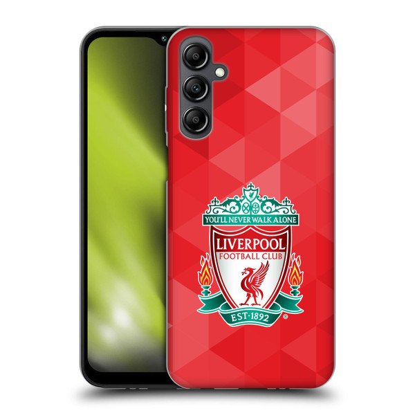 Liverpool Football Club Crest 1 Red Geometric 1 Soft Gel Case for Samsung Galaxy M14 5G
