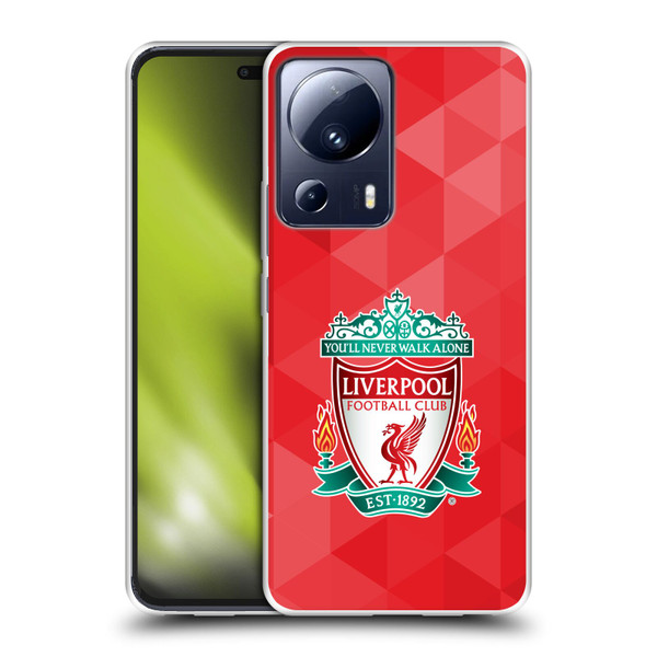 Liverpool Football Club Crest 1 Red Geometric 1 Soft Gel Case for Xiaomi 13 Lite 5G
