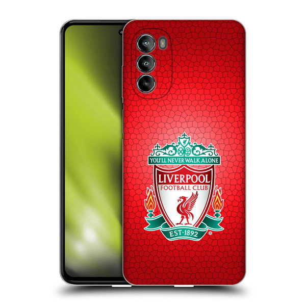 Liverpool Football Club Crest 2 Red Pixel 1 Soft Gel Case for Motorola Moto G82 5G