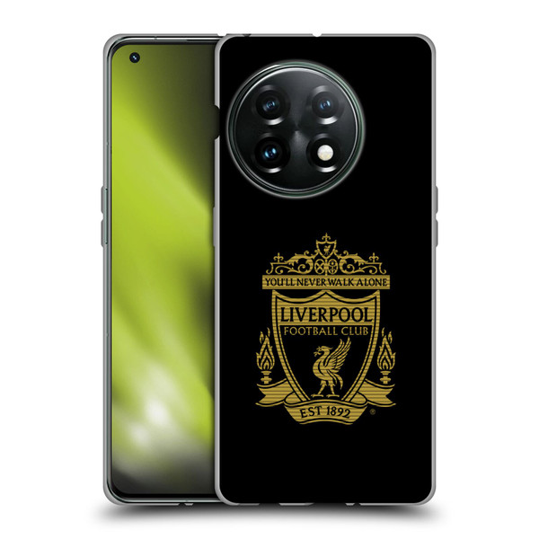 Liverpool Football Club Crest 2 Black 2 Soft Gel Case for OnePlus 11 5G