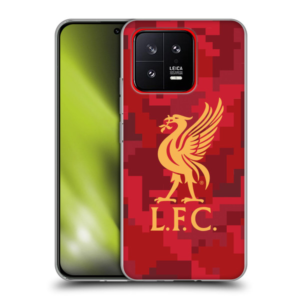 Liverpool Football Club Digital Camouflage Home Red Soft Gel Case for Xiaomi 13 5G