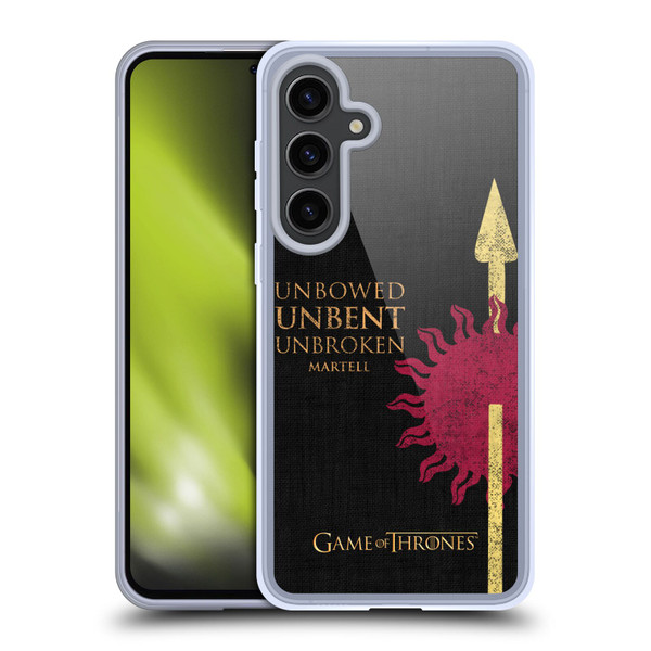 HBO Game of Thrones House Mottos Martell Soft Gel Case for Samsung Galaxy S24+ 5G