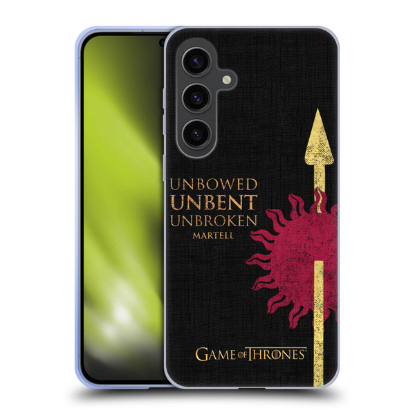 HBO Game of Thrones House Mottos Martell Soft Gel Case for Samsung Galaxy S24+ 5G