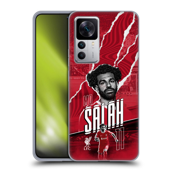 Liverpool Football Club 2023/24 First Team Mohamed Salah Soft Gel Case for Xiaomi 12T 5G / 12T Pro 5G / Redmi K50 Ultra 5G
