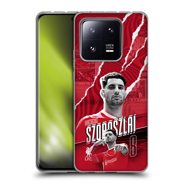 Liverpool Football Club 2023/24 First Team Dominik Szoboszlai Soft Gel Case for Xiaomi 13 Pro 5G