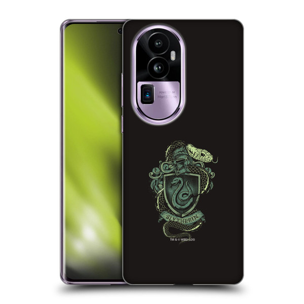 Harry Potter Deathly Hallows XIV Slytherin Soft Gel Case for OPPO Reno10 Pro+