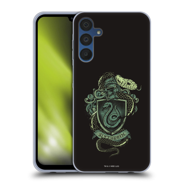 Harry Potter Deathly Hallows XIV Slytherin Soft Gel Case for Samsung Galaxy A15