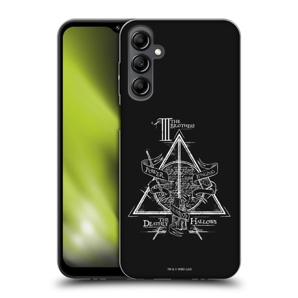 Harry Potter Deathly Hallows XIV Triangle Symbol Soft Gel Case for Samsung Galaxy M14 5G