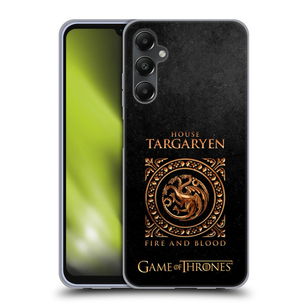 HBO Game of Thrones Metallic Sigils Targaryen Soft Gel Case for Samsung Galaxy A05s
