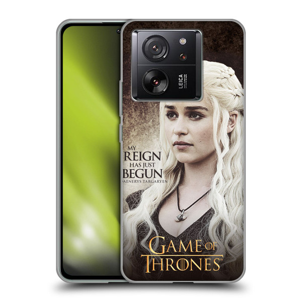 HBO Game of Thrones Character Quotes Daenerys Targaryen Soft Gel Case for Xiaomi 13T 5G / 13T Pro 5G