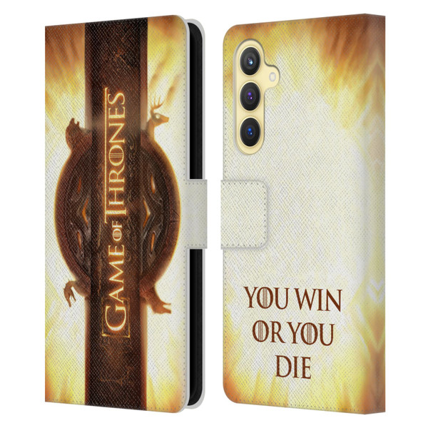 HBO Game of Thrones Key Art Opening Sequence Leather Book Wallet Case Cover For Samsung Galaxy S23 FE 5G