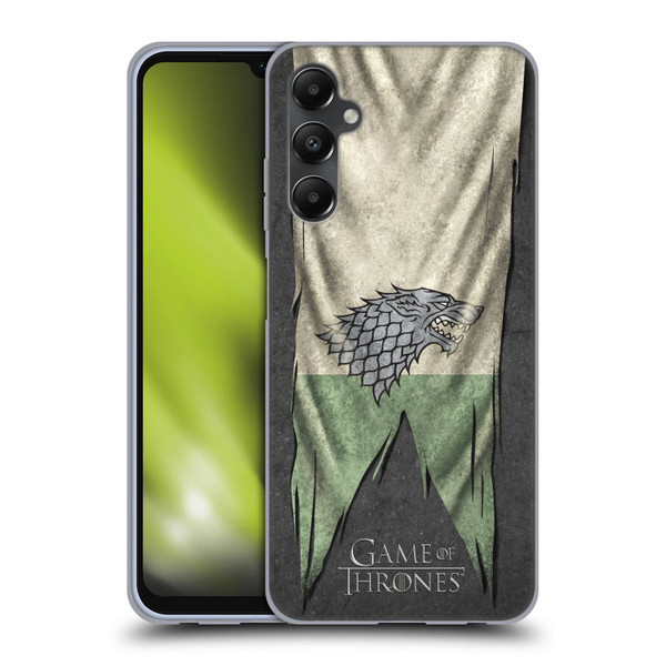 HBO Game of Thrones Sigil Flags Stark Soft Gel Case for Samsung Galaxy A05s